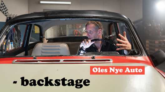 Backstage Oles Nye Auto på Teatret Svalegangen